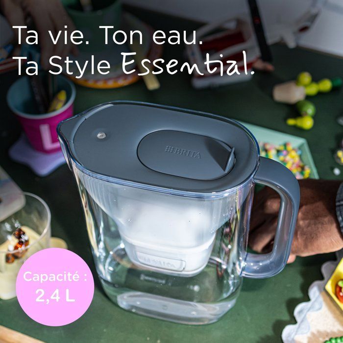 Image secondaire de Carafe Filtrante BRITA Style Essential Bleu Minéral 2,4L