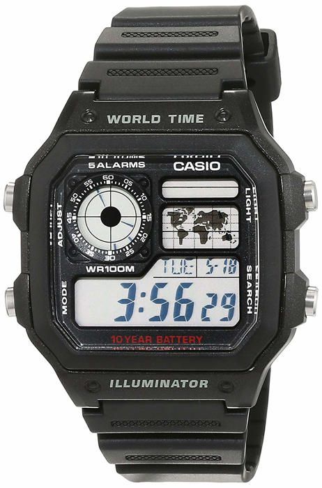 Watch - CASIO - AE-1200WH-1AVEF - Chronograph - Alarm - Water resistant 10 Bar