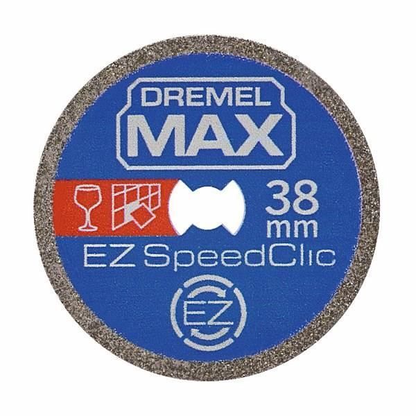 Dremel Max S545 EZ SpeedClic Lama diamantata ad alta resistenza - ø38mm materiali duri