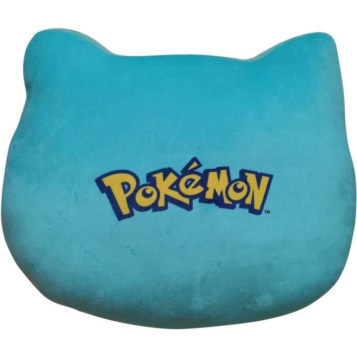 Image secondaire de Coussin premium 3D - POKEMON - Visage Bulbizarre - Microfibre - 40 cm