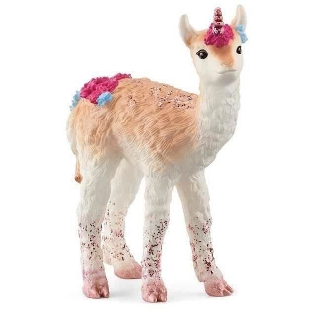 Image secondaire de Figurine Licorne Lama Amusante avec Corne Brillante - Schleich
