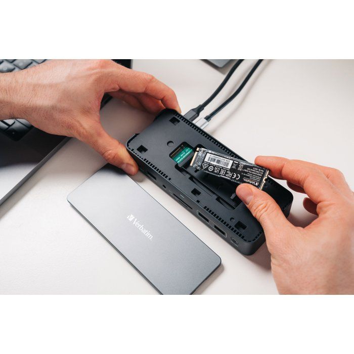 Image secondaire de Station d'accueil USB-C 3.2 avec SSD 256 Go - Verbatim