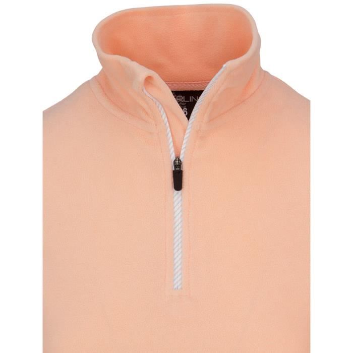 STARLING Pull Polaire Col Zippé - Femme - Rose
