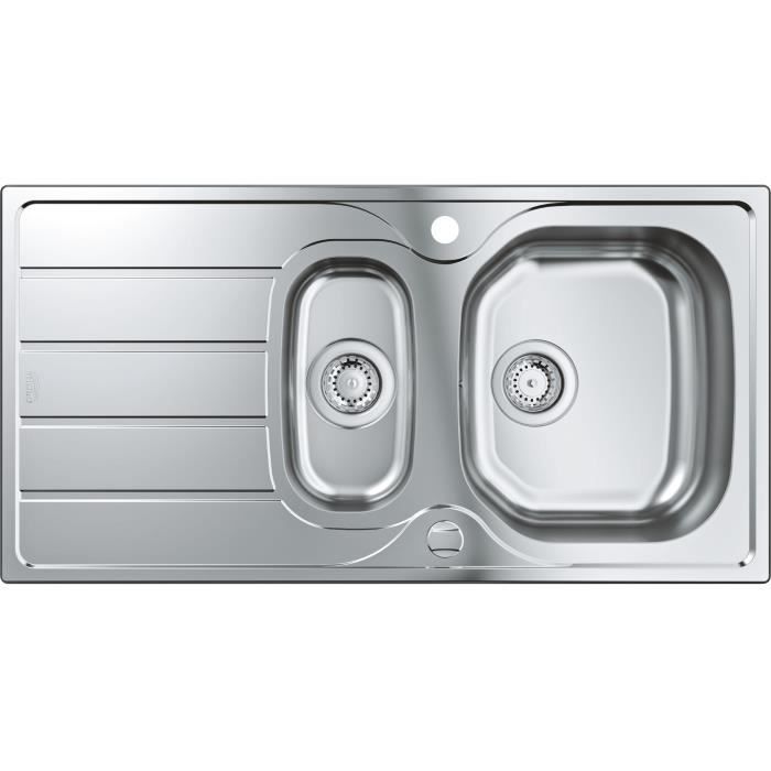 Image secondaire de Évier en Acier Inoxydable GROHE M30 pour Cuisine