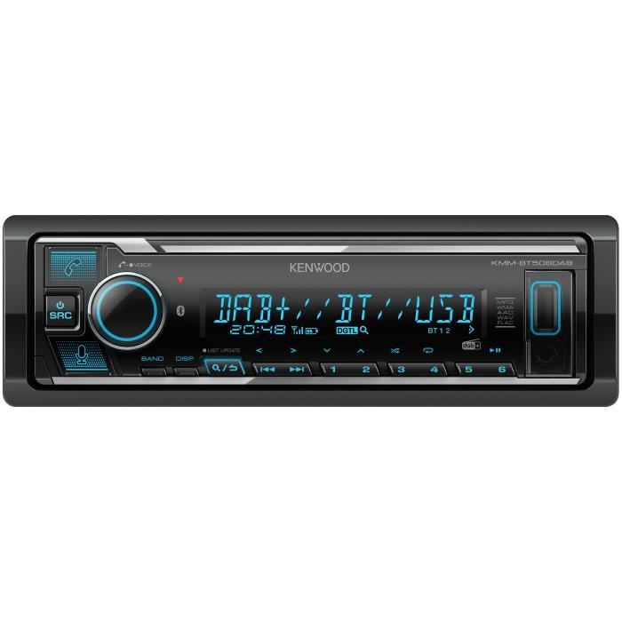 Autoradio JVC KMM-BT508DAB - USB - Bluetooth - iPhone - DAB+