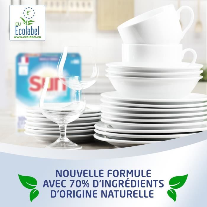 SUN Tablettes Lave -Vaisselle Tout en 1 Standard x 86 Lavages