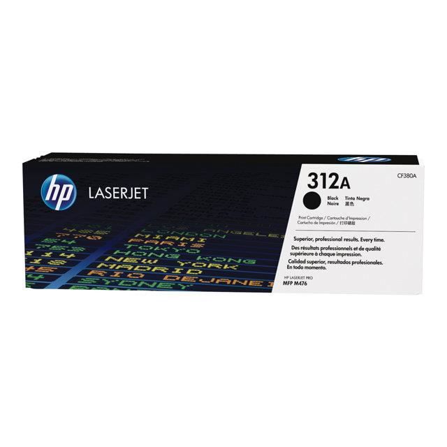 HP 312A Cartouche de toner noir LaserJet authentique (CF380A) pour HP Color LaserJet Pro M476