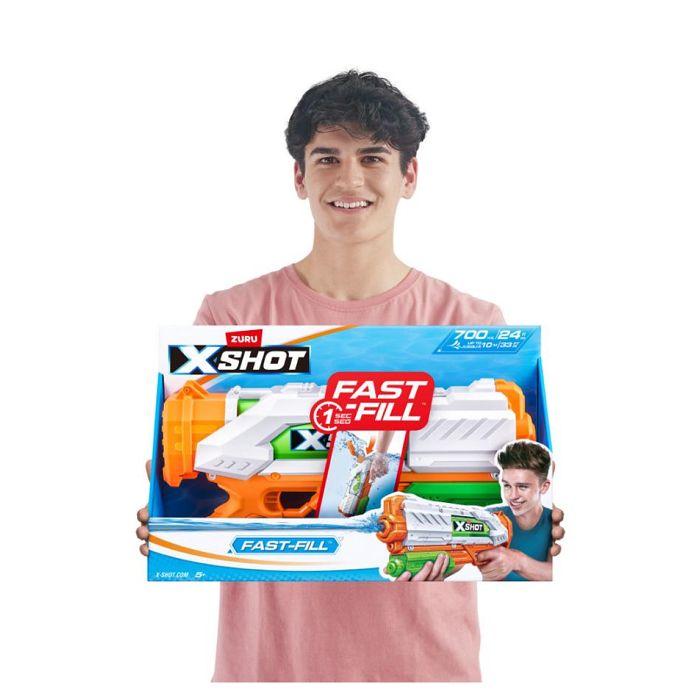 Image secondaire de Pistolet a eau - ZURU - X-SHOT Medium Fast-Fill - Remplissage 1 seconde - Portée 9 m - Réservoir 700 ml