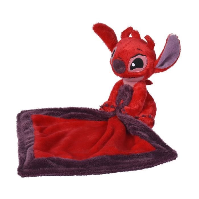 Doudou DISNEY Leeroy - Polyester - 25 x 25 x10 cm - Rouge