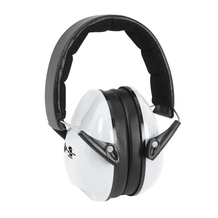 Nania Casque antibruit pour les enfants à partir de 5 ans blanc et noir