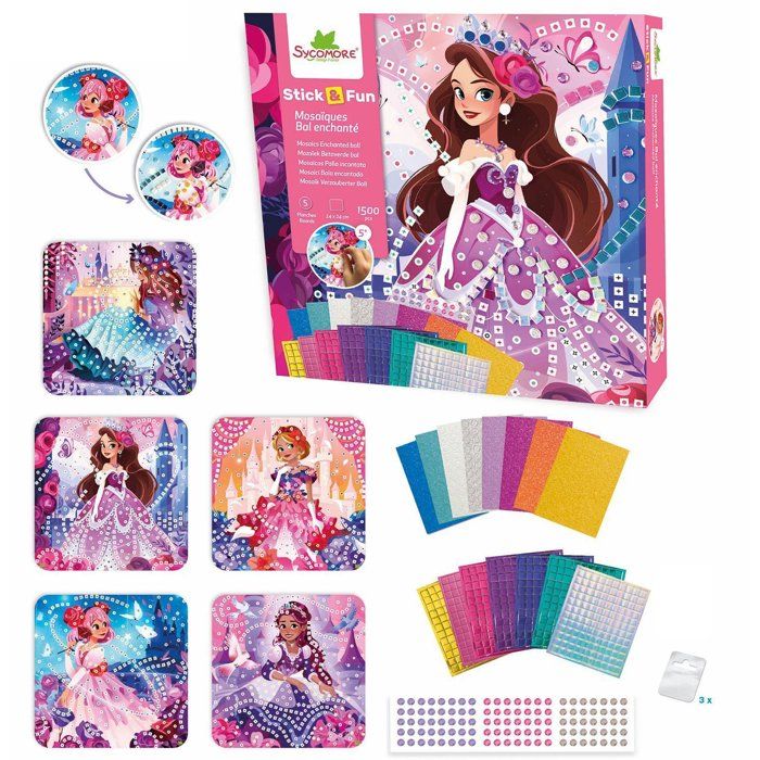 Image secondaire de Mosaïque Stick'N Fun - Bal Enchanté pour Enfants dès 5 Ans