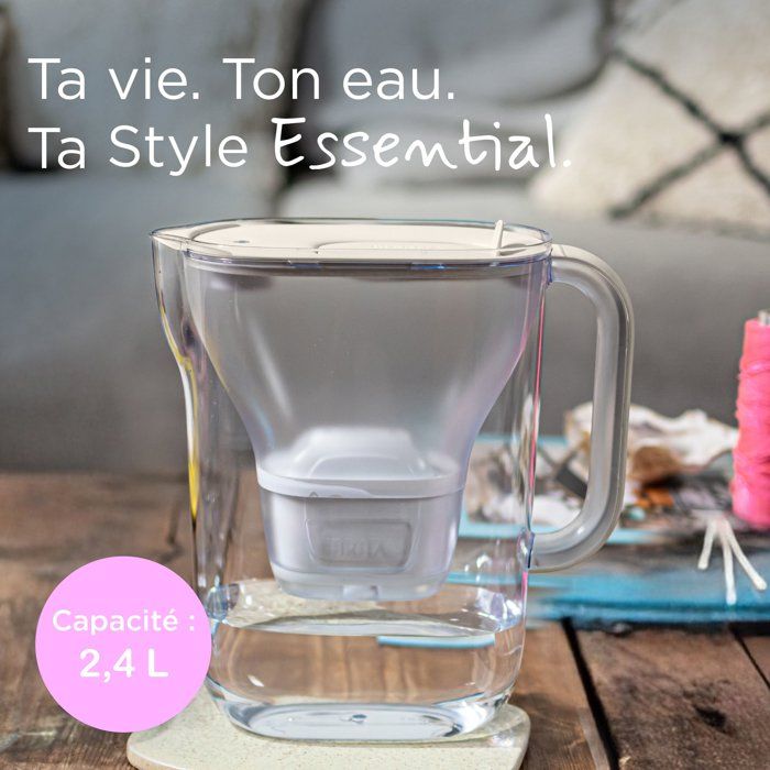 Image secondaire de Carafe Filtrante BRITA Style Essential Sable - 2,4L avec Filtre MAXTRA PRO