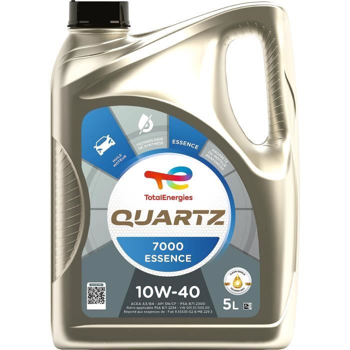 Image secondaire de Huile Moteur TotalEnergies Quartz 7000 10W-40 - 5L