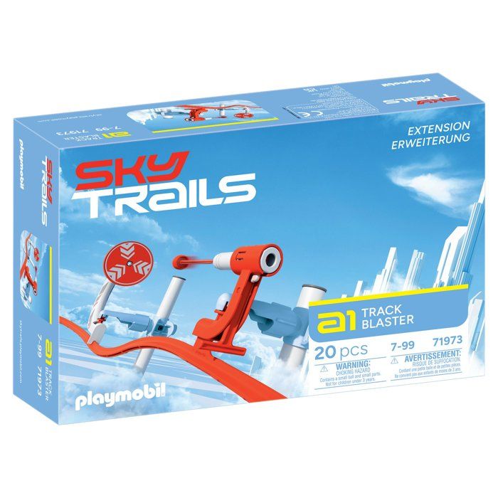 Circuit Aérien Sky Trails: Track Blaster - Set d'Action 20 Pièces