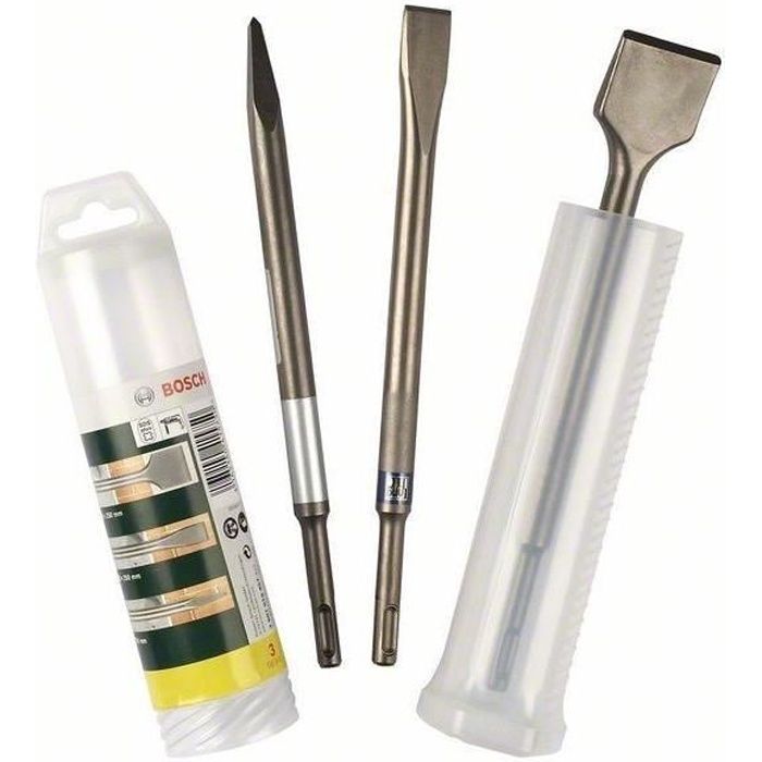 Accessori BOSCH - set 3 scalpelli sds plus