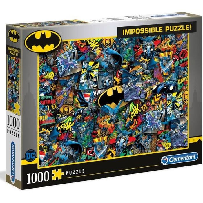 Puzzle Impossible 1000p DC comic - 39645 - 69 x 50 cm - Clementoni