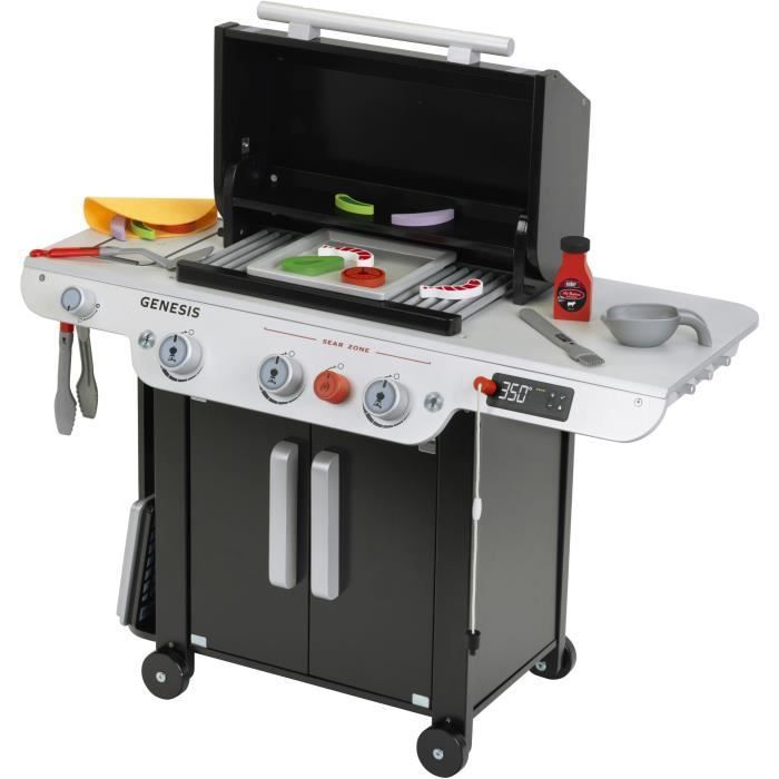 Image secondaire de Grand barbecue Weber Genesis - KLEIN - 9445 - Bois FSC - Avec accessoires - Des 3 ans