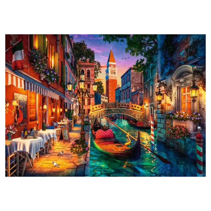 Image secondaire de Puzzle 1000 pièces - Croisière sur les canaux de Venise