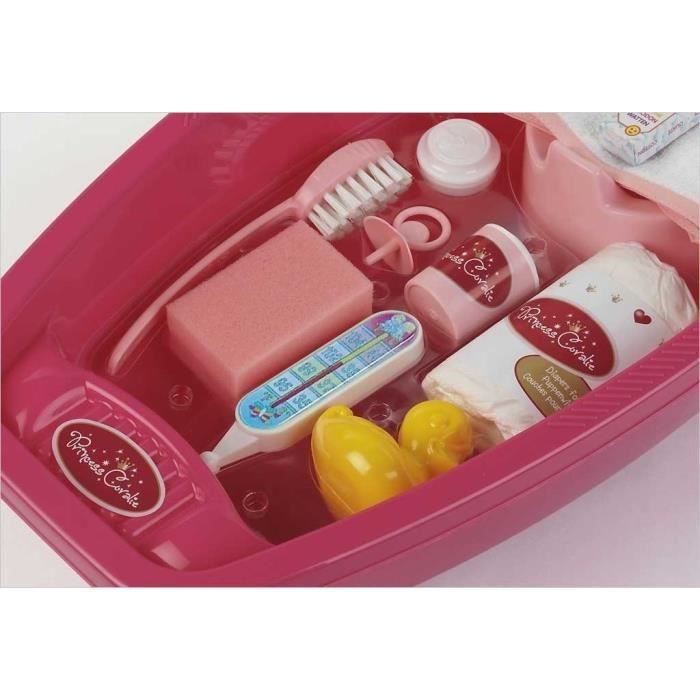 Image secondaire de Baignoire Princess Coralie - KLEIN - Grand modele avec accessoires - Rose - Pour enfant des 3 ans