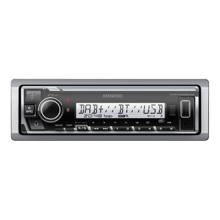 Autoradio Marine JVC - KMR-M508DAB - USB - Bluetooth - iPhone - DAB+