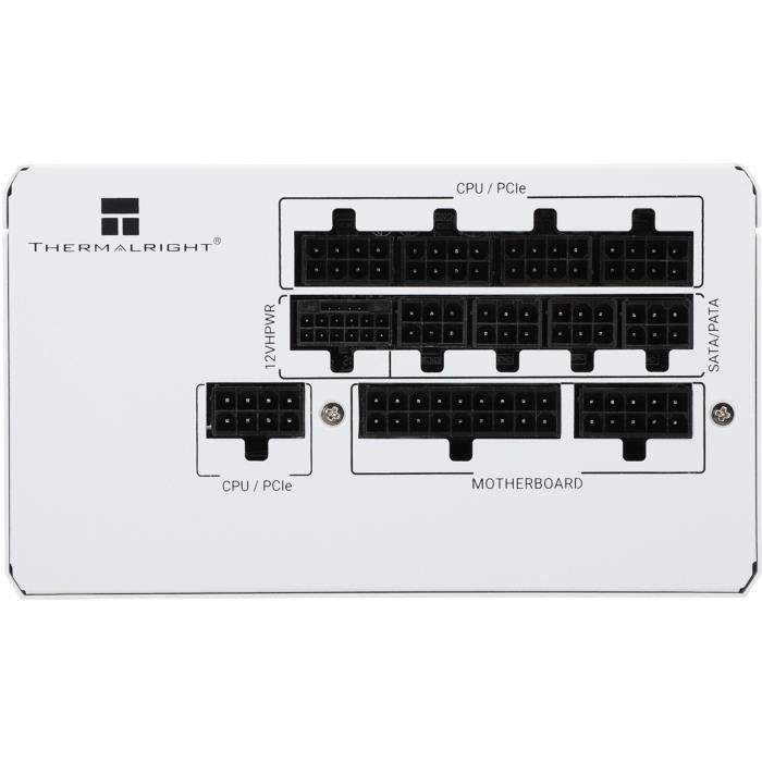 Image secondaire de Alimentation PC THERMALRIGHT TG1000 - 1000W 80+ Gold Modulaire Blanc