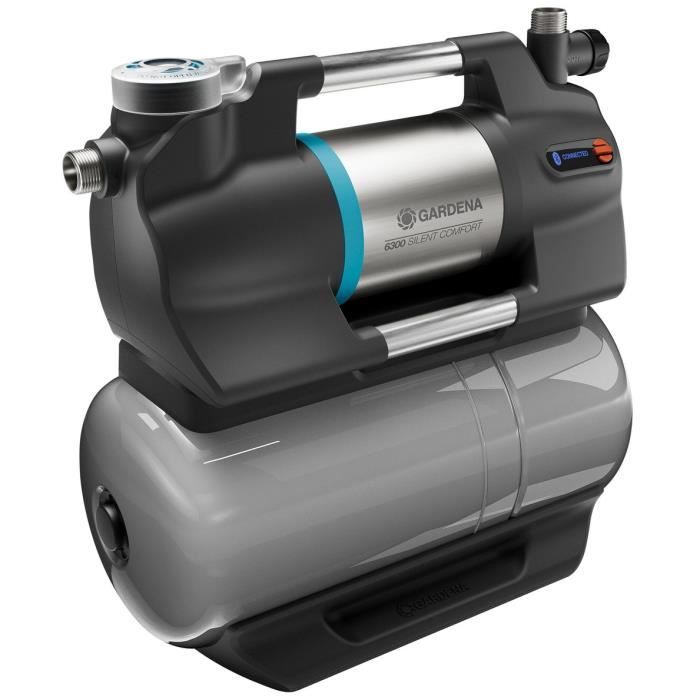 Gruppo booster - GARDENA - 6300 SilentComfort - Potenza 1.050 W - Portata max 6300 l/h