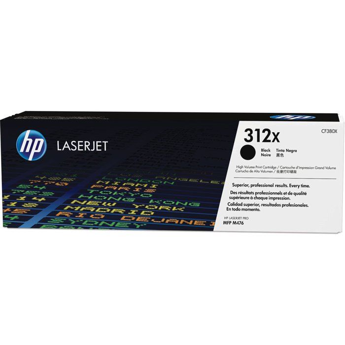 HP 312X Toner Cartridge - Black - 4400 pages - for Color LaserJet Pro MFP M476