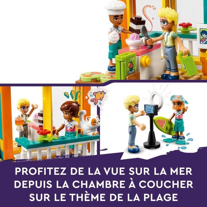 LEGO Friends 41754 La Chambre de Léo, Jouet sur la Pâtisserie, avec Mini-Poupée