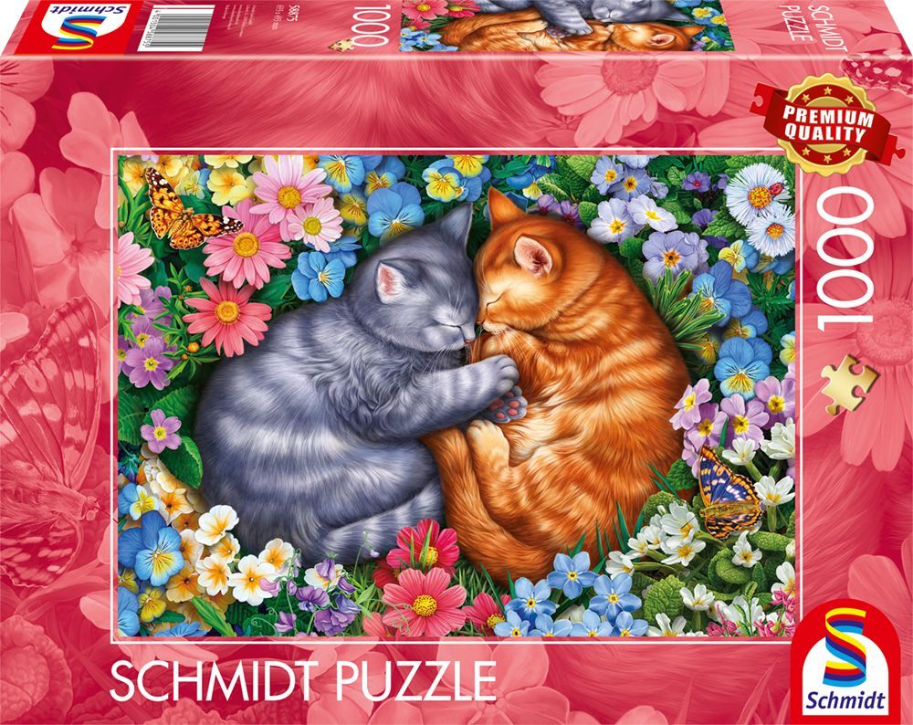 Puzzle Sommeil aux Pattes de Velours - 1000 Pièces