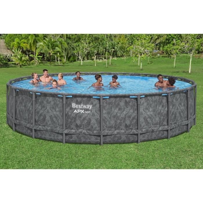 Image secondaire de Kit Piscine Hors Sol Ronde BESTWAY APX 365 - 610 x 132 cm