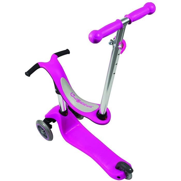 GLOBBER Trottinette 3 Roues SPORTY 4en1 V2 - Rose
