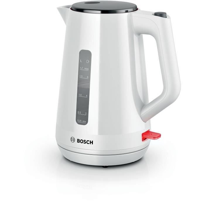 Bollitore - BOSCH - TWK1M121 MyMoment - Bianco - capacità 1,7 L - base ruotabile a 360° - avvolgicavo - 3 dispositivi di sicurezza automatici