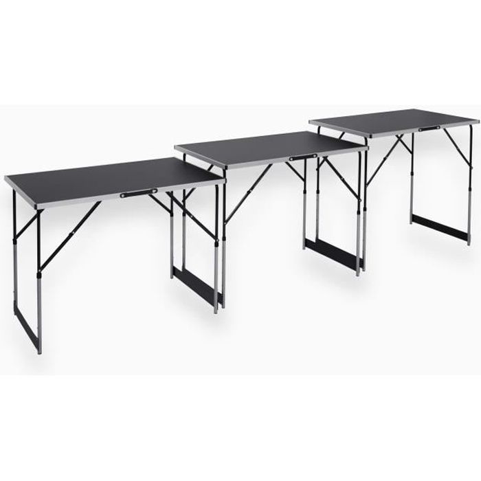 MEISTER Lot de 3 tables a tapisser - Tables multifonctions