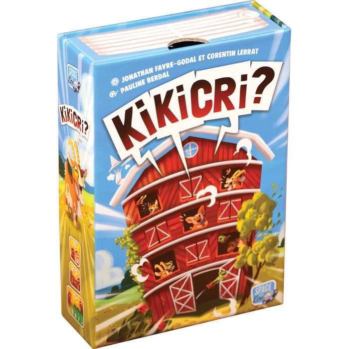 KIKICRI - Jeu d'ambiance familial rapide pour 3 à 6 joueurs