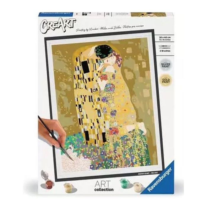 Cuadro de arte gran formato 30x40 cm Klimt Des 12 años Ravensburger 23648