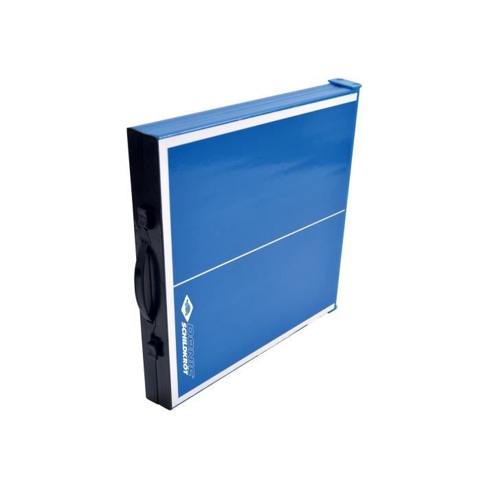 Image secondaire de Set mini table de ping pong - SCHILDKRÖT - Mini-table 68x33x9 cm - 2 mini-raquettes PVC - Balle ABS - Filet - Table pliable