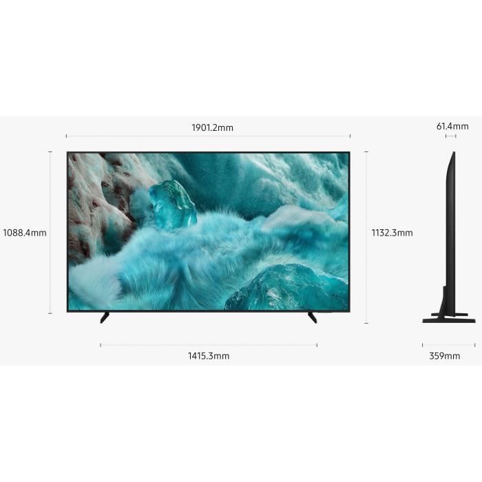 Image secondaire de Téléviseur QLED Samsung 85 pouces 4K UHD avec Smart TV et Gaming Hub