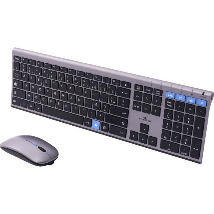 Image secondaire de Pack Clavier et Souris Sans Fil BLUESTORK - Design Élégant et Silencieux