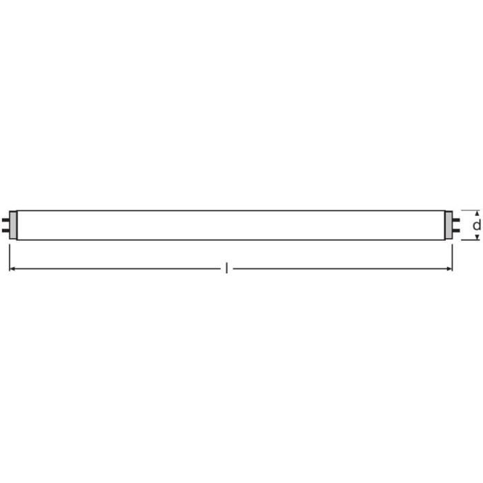 Tube Fluo OSRAM T8 Diametre 26 mm - G13 - 36W - Lumiere du jour