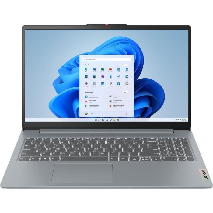 PC Portable LENOVO IdeaPad Slim 3 15IAH8 | Windows 11 - 15,6'' FHD - Core i5-12450H - RAM 16 Go - SSD 1 To - AZERTY