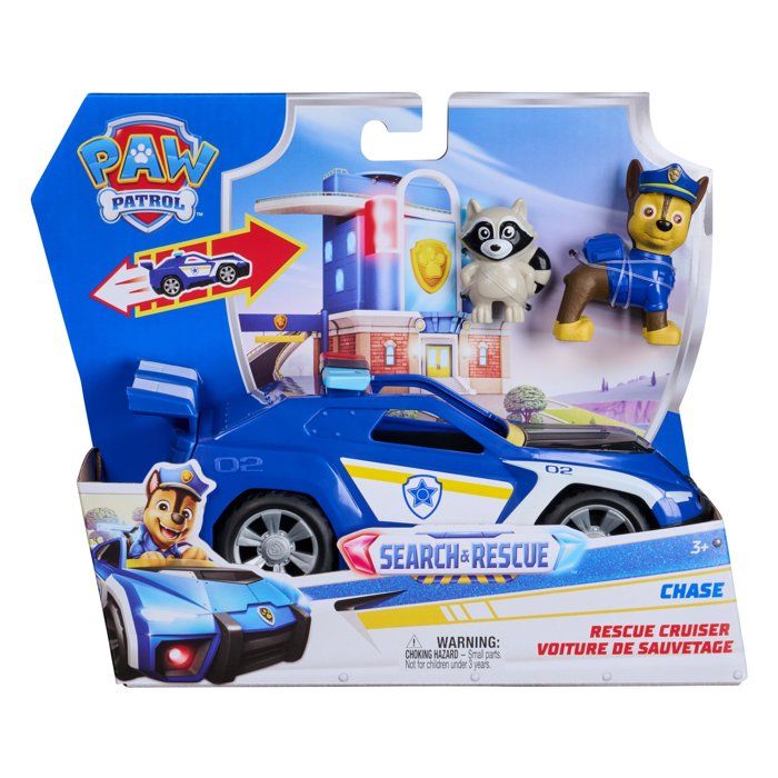 Coffret Pat' Patrouille Chase et Véhicule Rétrofriction