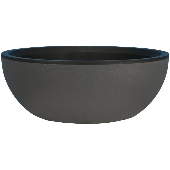 RIVIERA - Coupe pot de fleurs - granit D50 - gris
