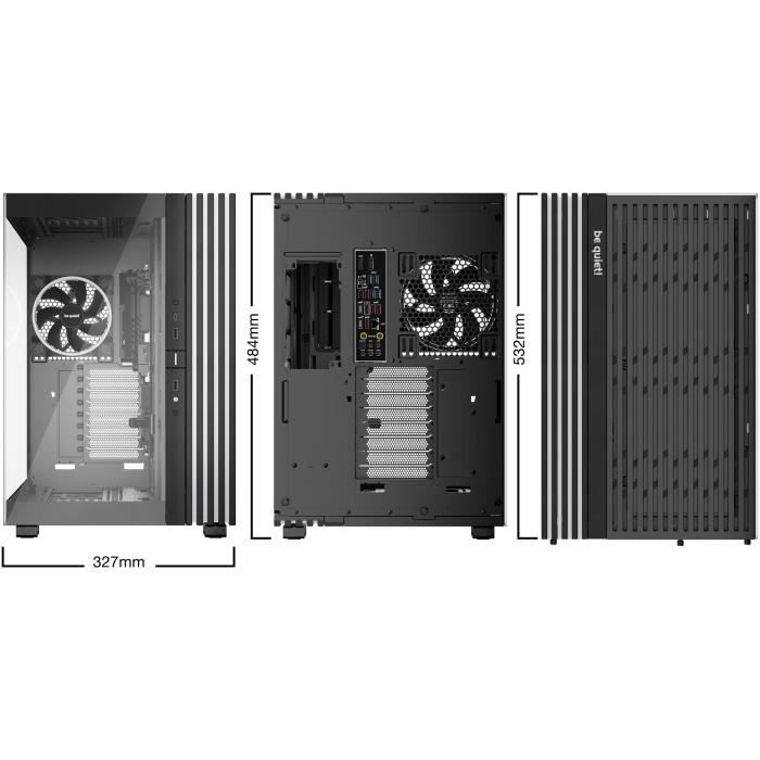 Image secondaire de Boîtier PC BE QUIET! Light Base 900 FX Noir avec Ventilateurs ARGB