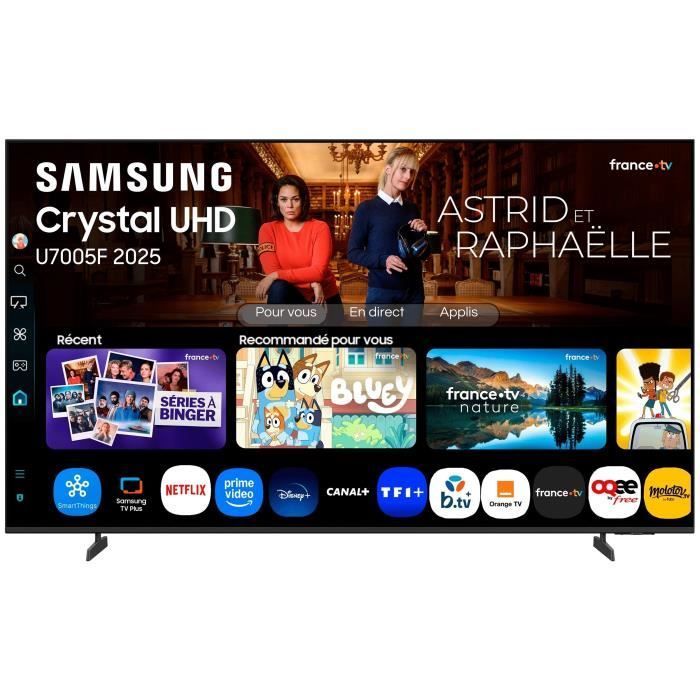 Téléviseur LED Samsung 85U7005F - 85 pouces 4K UHD avec HDR10+ et Smart TV