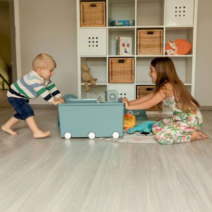 Image secondaire de Coffre de Rangement PLAYBOX Maxi - THERMOBABY - Vert Azur
