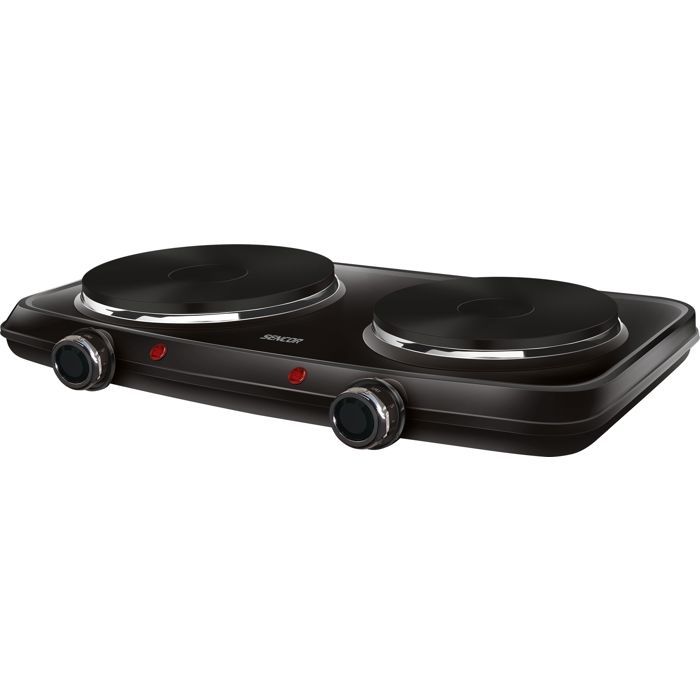 Plaque de cuisson �lectrique - SENCOR - SCP 2254BK-EUE4 - 2500 W - 2 foyers - Noir