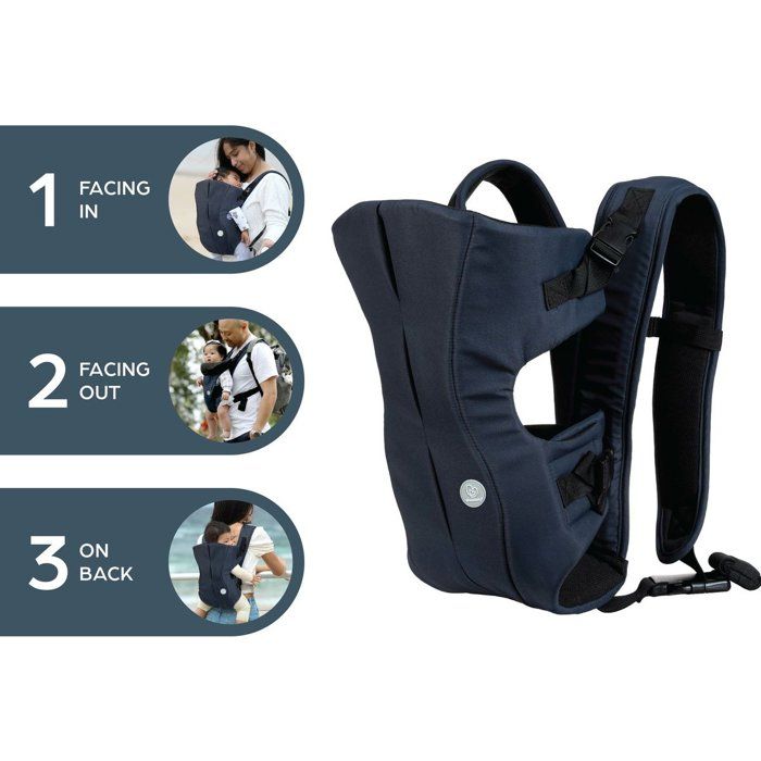 Image secondaire de Porte-bébé On-The-Move 3-en-1 Dreambaby - Léger et Respirant - Marine