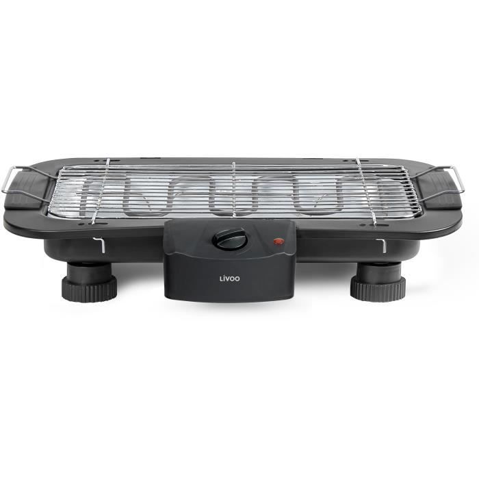 Image secondaire de Barbecue électrique - LIVOO - DOM506 - 2200W - 2 en 1 - Thermostat ajustable - Noir