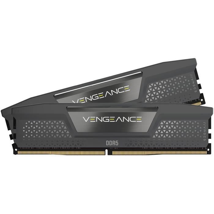 RAM Memory - CORSAIR - Vengeance DDR5 RAM 32GB (2x16GB) 6000MHz CL36 AMD Expo Compatible iCUE - Gray (CMK32GX5M2E6000Z36)