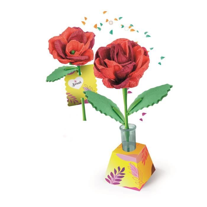 Image secondaire de CLEMENTONI - Crée tes fleurs - Rose